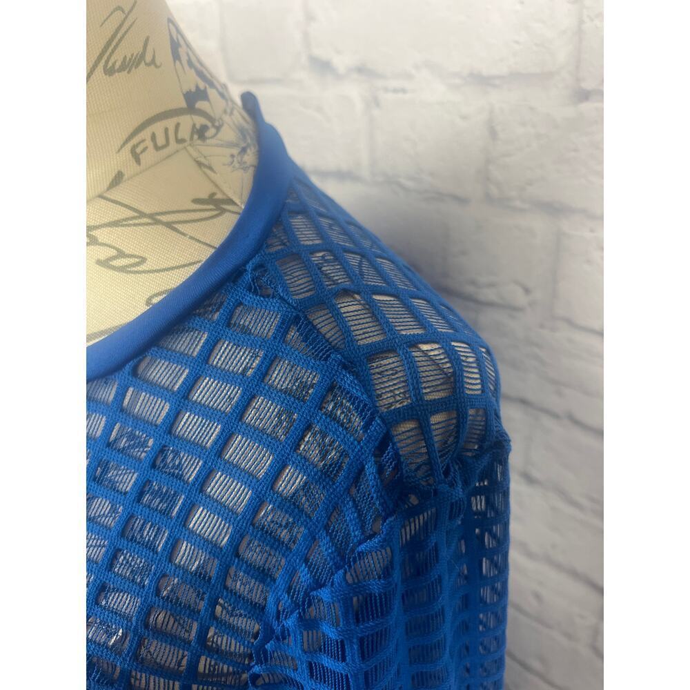 K. Jordan Blue Fitted Cocktail Dress - Size Small - Picture 3 of 11